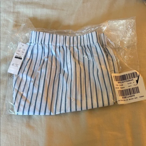 J Crew Cotton poplin boxer short in stripe Medium - Picture 3 of 4